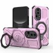Huawei nova 12 5G J-20 Pink MagSafe Magnetic TPU+PC Phone Case - 1