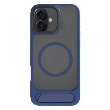 iPhone 17 Kalebol MagSafe Tilt Holder Hybrid Case Navy Blue - 1