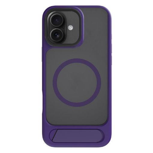 iPhone 17 Kalebol MagSafe Invisible Tilt Holder Case - Purple - 1