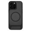 iPhone 15 Pro Kalebol MagSafe Tilt Holder PC TPU Case Black - 1