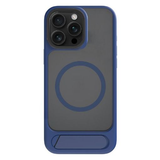 iPhone 14 Pro Kalebol MagSafe Tilt Holder Case - Navy Blue - 1