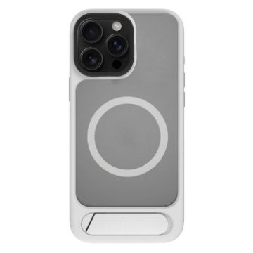 iPhone 14 Pro Max Kalebol MagSafe Tilt Holder Case Grey White - 1