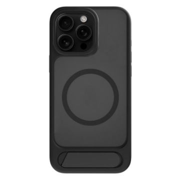 iPhone 13 Pro Max Kalebol MagSafe Tilt Holder Hybrid Case Black - 1