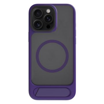 iPhone 13 Pro Max Kalebol MagSafe Tilt Holder Case - Purple - 1