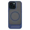 iPhone 13 Kalebol MagSafe Tilt Holder Case Navy Blue Hybrid TPU - 1