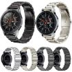16mm Black Titanium Alloy Watch Band with Three Beads Flat Buckle - 3