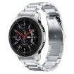 16mm Silver Titanium Alloy Watch Band with Three Beads Flat Buckle - 1