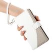 Samsung Galaxy S21 FE 5G White Leather Wallet Case with Strap - 7