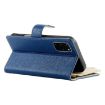 Samsung Galaxy S20+ Dark Blue Leather Wallet Case with Strap - 5
