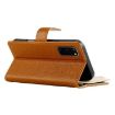 Samsung Galaxy S20 Brown Leather Wallet Case with Strap & Card Slots - 5