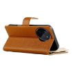 Realme 11 4G Brown Leather Wallet Phone Case with Strap & Multi-card Slots - 5