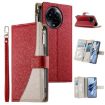 Realme 11 5G/11x/C67 5G/Narzo 60x Red Leather Wallet Phone Case - 1