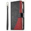Realme 12/12x/C65 5G Leather Wallet Phone Case with Strap - Black - 2