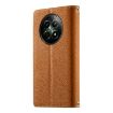 Realme 12/12x/C65 5G Brown Leather Wallet Phone Case with Strap - 3