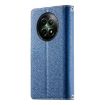 Realme 12/12x/C65 5G Wallet Leather Phone Case with Strap - Dark Blue - 3