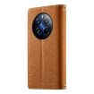Realme 12 Pro/12 Pro+ Brown Leather Wallet Phone Case with Strap - 3