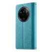 Realme 14 Pro Blue Leather Wallet Phone Case with Strap & Multi-card Slots - 3