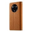 Realme 14 Pro+ Brown Leather Wallet Phone Case with Strap - 3