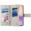 Realme 14 Pro+ White Leather Wallet Phone Case with Strap & Zipper - 4