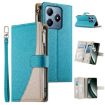 Realme C63/C61 4G Wallet Leather Phone Case with Strap - Blue - 1