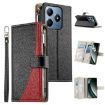Realme C63/C61 4G Wallet Leather Phone Case with Strap (Black) - 1