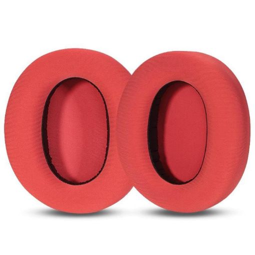 Ice Silk Cloth Earpads for EDIFIER W820NB/Free Pro/K820NC (2pcs, Red) - 1