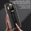 Huawei Mate X3/X5 GKK Leather Folding Phone Case - Black Cloud Pattern - 3