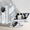Huawei Mate X6 GKK Magnetic Folding Supercar Phone Case - Silver - 1