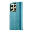 Xiaomi 14T Blue Leather Wallet Phone Case with Strap & Multi-card Slots - 3