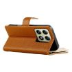 Xiaomi 14T Brown Leather Wallet Phone Case with Strap & Multi-card Slots - 5