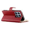 Xiaomi 14T Pro Red Leather Wallet Phone Case with Strap & Multi-card Slots - 5
