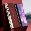 Huawei Mate Xs 2 Red Leather Flip Case - GKK Electroplated Folding Cover - 1