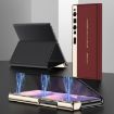 Huawei Mate Xs 2 Red Leather Flip Case - GKK Electroplated Folding Cover - 3