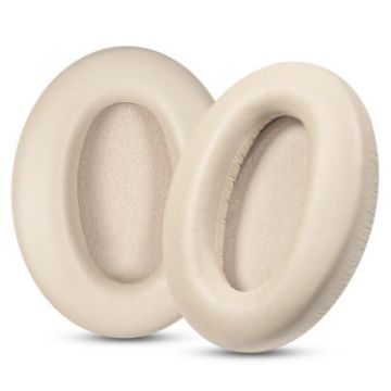 Protein Leather Earpads for EDIFIER MT6 Pro (2pcs, Champagne) Replacement - 1