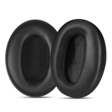 Protein Leather Earpads 2pcs for EDIFIER MT6 Pro (Black) Replacement - 1