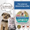 Large Dog Calming Deworming Collar - Fleas & Ticks Removal, 72cm Green - 6