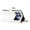 Redmi K70 Ultra White Leather Wallet Phone Case with Strap - 5