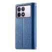 Redmi K70/K70 Pro/Poco F6 Pro Leather Wallet Case with Strap - Dark Blue - 3