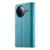 Redmi K80/K80 Pro/Poco F7 Pro Blue Leather Wallet Phone Case with Strap - 3