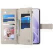 Redmi K80/K80 Pro/Poco F7 Pro Brown Leather Wallet Phone Case with Strap - 4