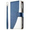 Redmi Note 12S/11 4G Leather Wallet Case with Strap - Dark Blue - 2