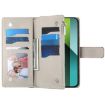 Redmi Note 13 4G Global Leather Wallet Phone Case with Strap (Red) - 4
