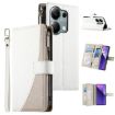 Redmi Note 13 Pro 4G/Poco M6 Pro Wallet Leather Case with Strap White - 1