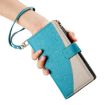 Redmi Note 13 Pro/Poco X6 Blue Leather Wallet Case with Strap - 7