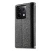 Redmi Note 13 Pro/Poco X6 Leather Wallet Case with Strap (Black) - 3