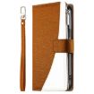 Redmi Note 14 4G Brown Leather Wallet Case with Strap & Card Slots - 2