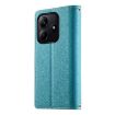 Redmi Note 14 5G Blue Leather Wallet Case with Strap & Multi-card Slots - 3