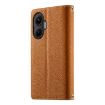 Redmi Turbo 4 Pro/Poco F7 Leather Wallet Phone Case with Strap - Brown - 3
