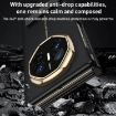 Huawei Mate XT GKK Magnetic Flip Case with Rotating Bracket - Black - 8