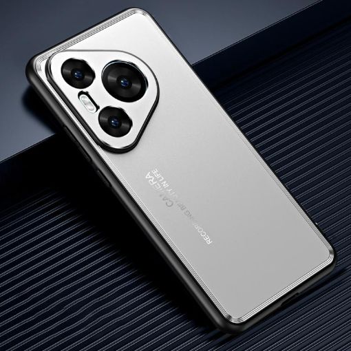 Huawei Pura 80 Pro+ 5G Silver Frosted Metal Phone Case - 1
